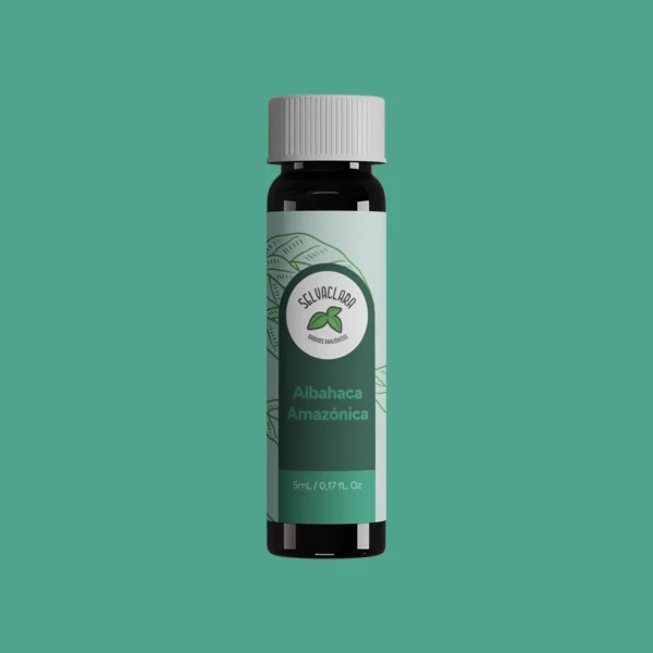 Aceite Escencial Albahaca Amazónica - 5ml/0,17 fl. oz